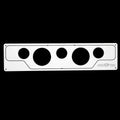Sea Fox vessel Blank Panel | 21 1/2 x 5 1/8 Inch White Aluminum