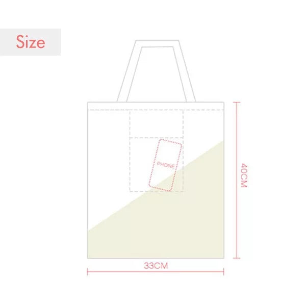Happy Valentine's Day Love You Hearts Tote Canvas Bag Shopping Satchel Casual Handbag