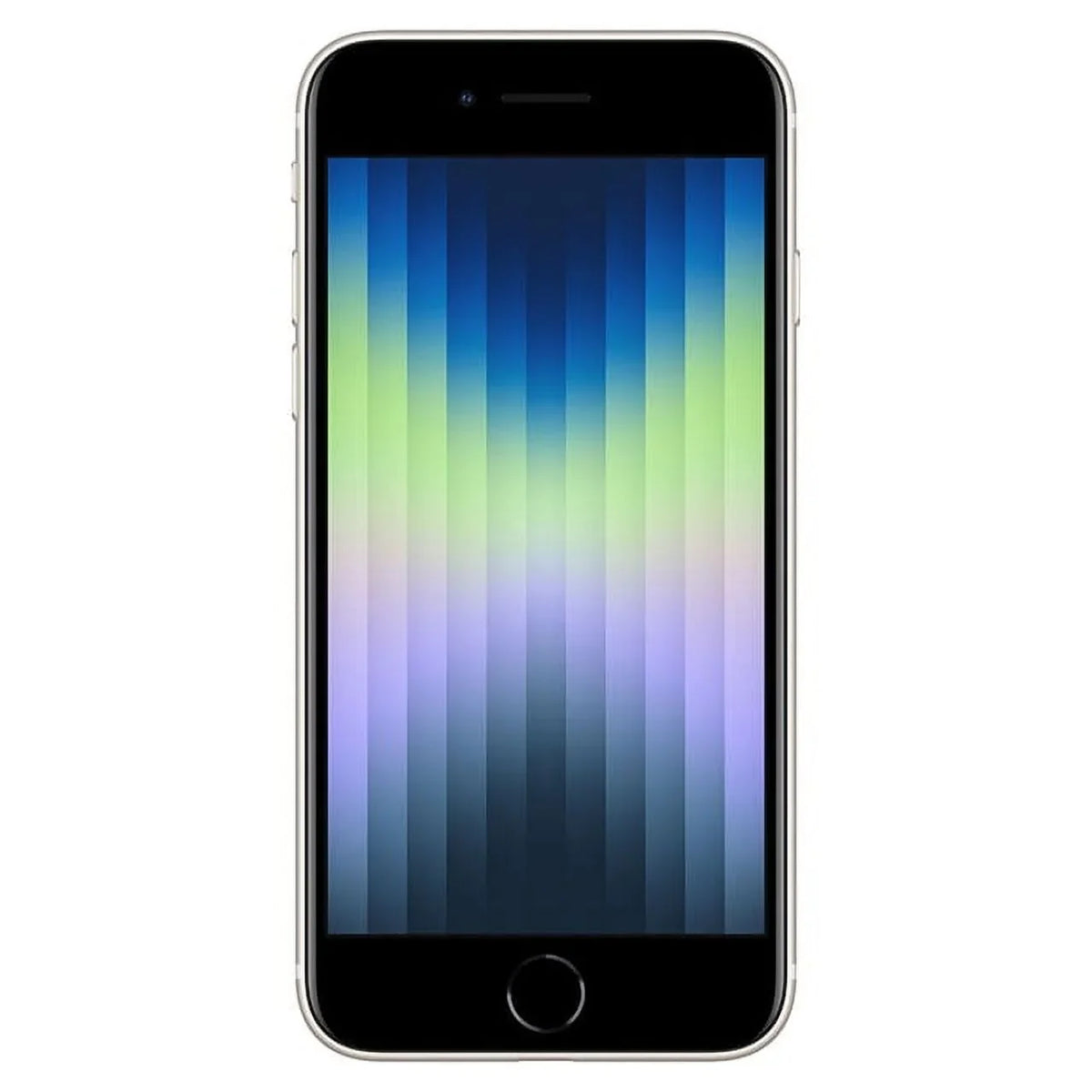 Restored  iPhone SE (3rd Gen) A2595 (Fully Unlocked) 64GB Starlight (Refurbished)