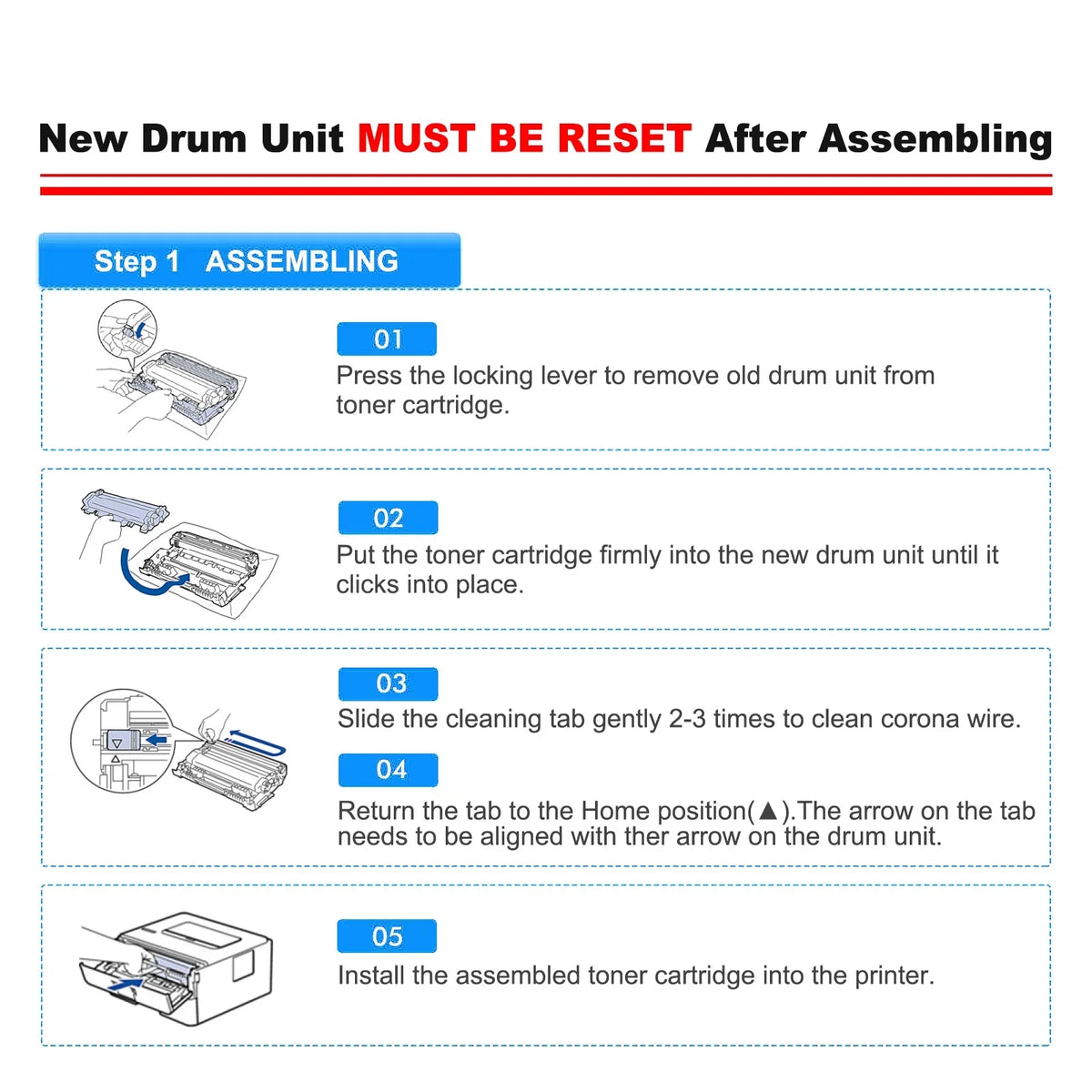TN-760 Toner Cartridge and DR-730 Drum Unit Set appropriate for Brother DCP-L2550DW HL-L2350DW MFC-L2710DW MFC-L2690DW Printer (3x TN760 Toner, 1x DR730 Drum Unit )