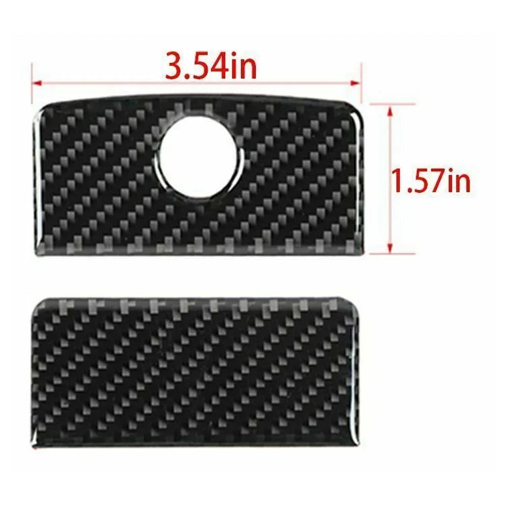 Teledu Carbon Fiber Co-pilot Storage Box Handle for Chevrolet Silverado Accessories