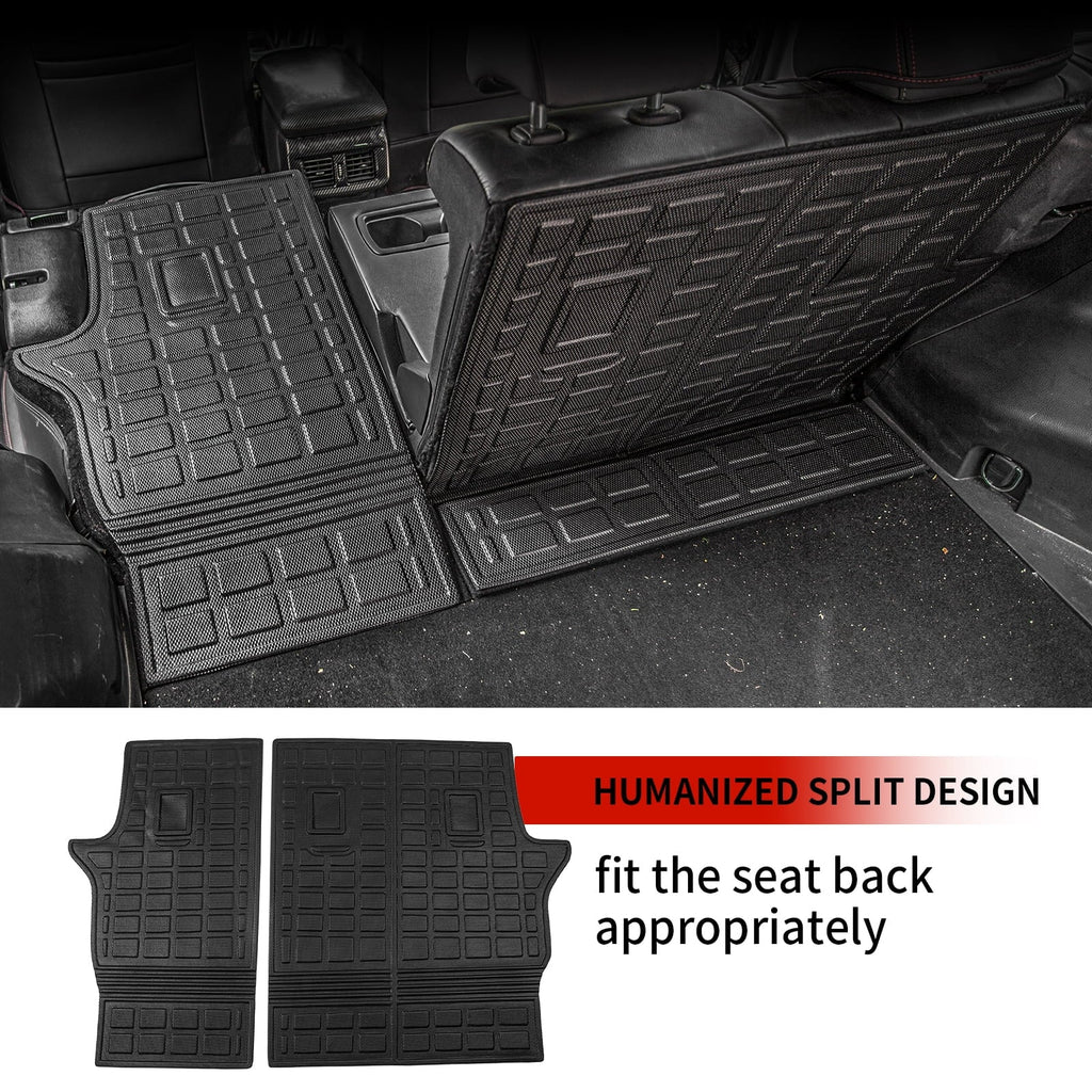 Fit 2019-2024  RAV4 Back Seat Protector TPE All climate Trunk Mats 2023 RAV4 Accessories