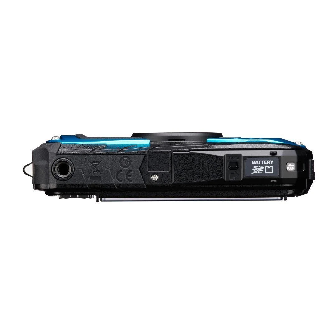 Ricoh Imaging PENTAX WG-90 All elements Adventure Compact Camera with Tough Body Construction, Exceptional Image superior and Underwater Shooting Mode (Blue)