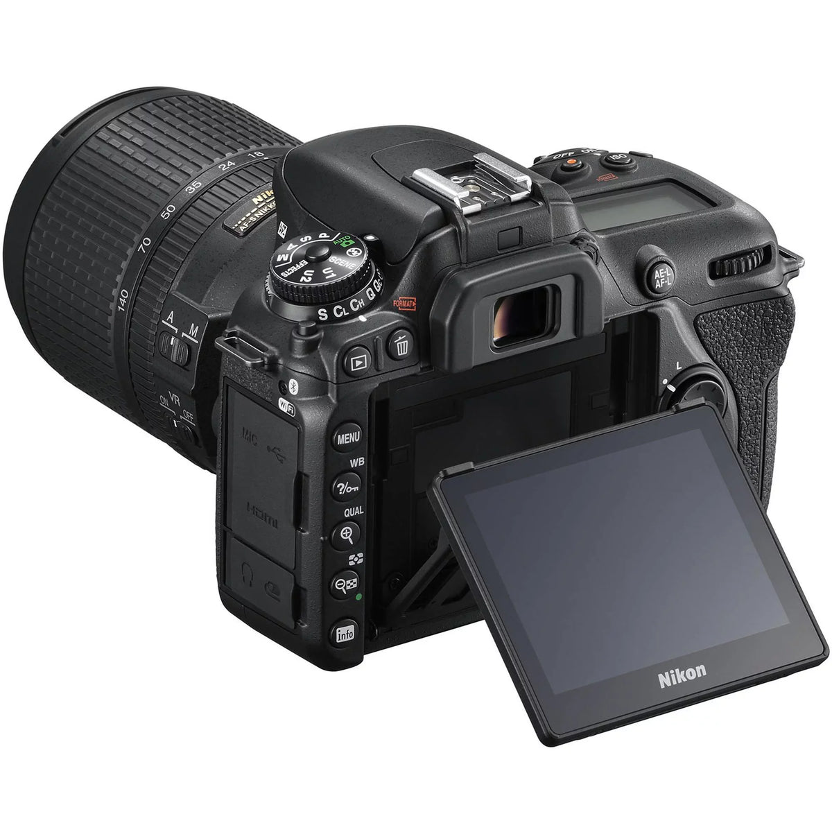 Ultimaxx Advanced  D7500 DSLR Camera with 18-140mm Lens Bundle - Includes: 64GB Extreme Memory Card, Lightweight 60” Tripod & Much More (26pc Bundle)