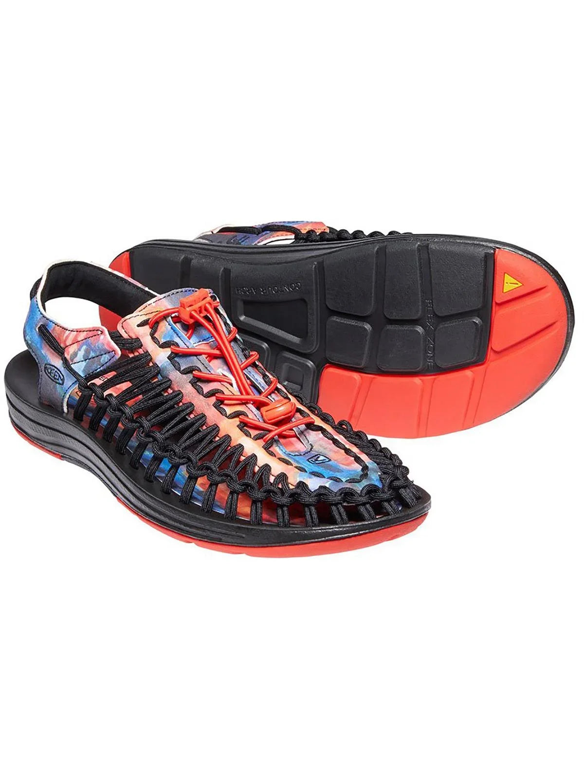 Keen Womens Uneek  Footbed Caged Strappy Sandals