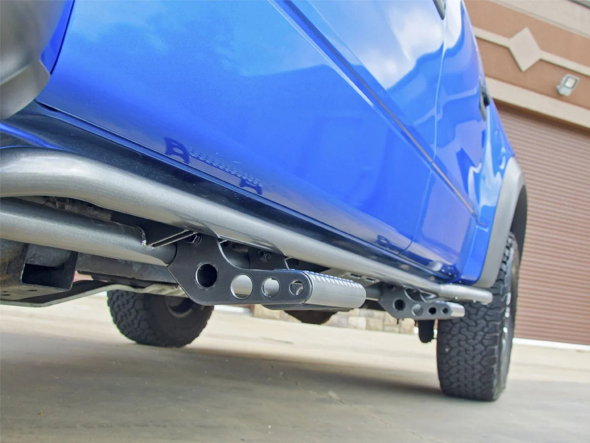 N-Fab by RealTruck Rkr Rails | Textured Black | T074Rkrqc | matching with 2007-2021  Tundra Double Cab All Beds, SRW Gas