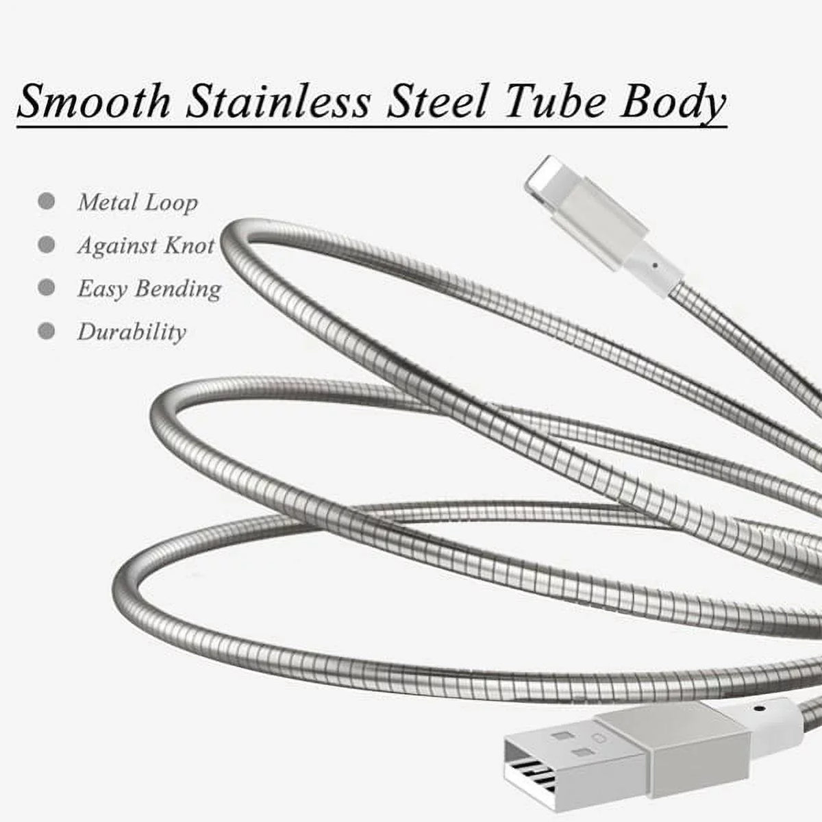 Type-C 6ft Metal USB Cable w Holster Rugged Case Belt Clip R5Q for  Liquid Jade Primo - Alcatel Idol 4S -  ROG Phone, ZenFone AR 6 4 Pro - Blackberry Motion - BLU G9, Vivo XI Plus