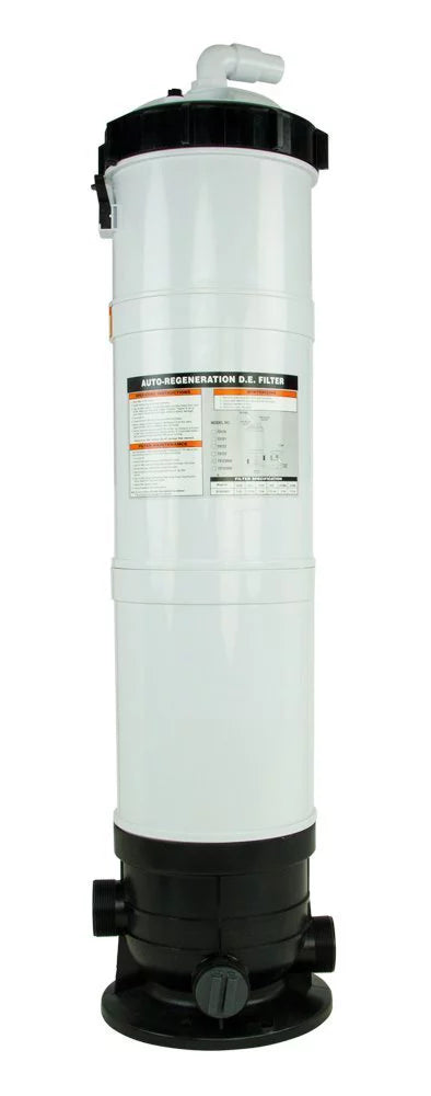 Rx Clear DE Element In-Ground Swimming Pool Filter System with 1  Pump