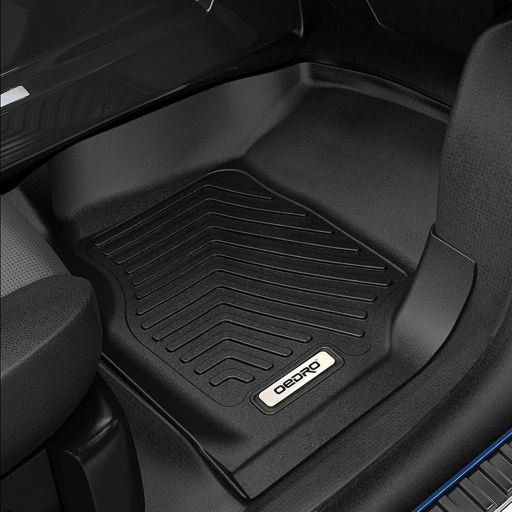 Ledkingdomus Floor Mats for 2019-2024 Subaru Forester 3D TPE Rubber Front & 2nd Seat 2 Row Liner Set All-atmospheric conditions