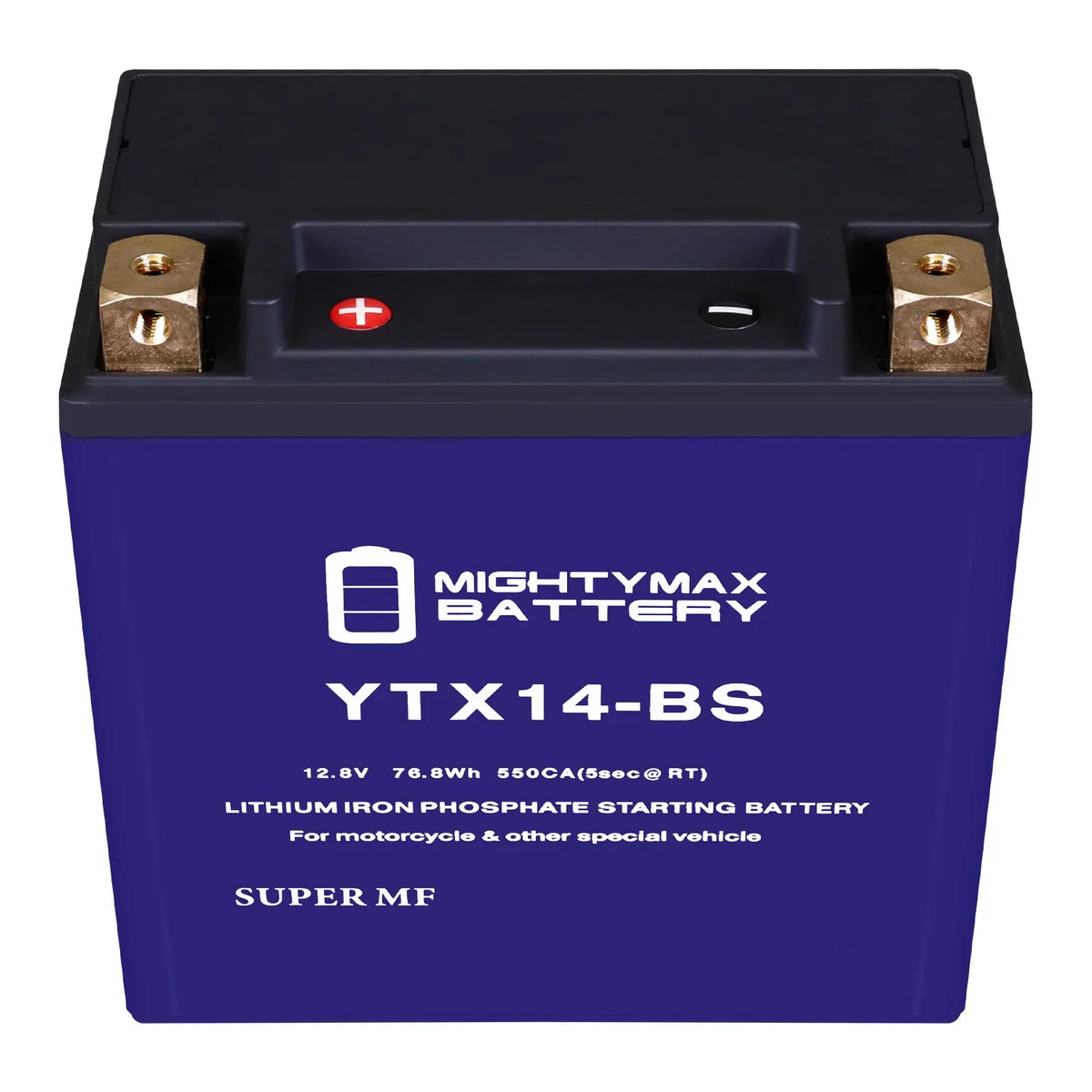 YTX14-BS Lithium Replacement Battery suitable with Moto Guzzi 750 V7 III Dark 18