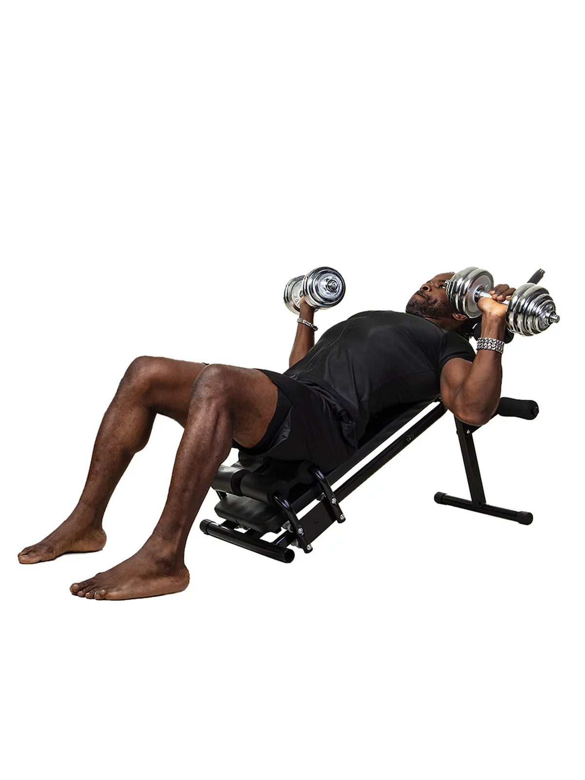 FANNYC 60lbs Weightlifting Dumbbell Barbell Dumbbell Adjustable Weights Dumbbells Set Barbell Rubber Workout Dumbbells with Ergonomic Handles for Strength Training with 4 Modes