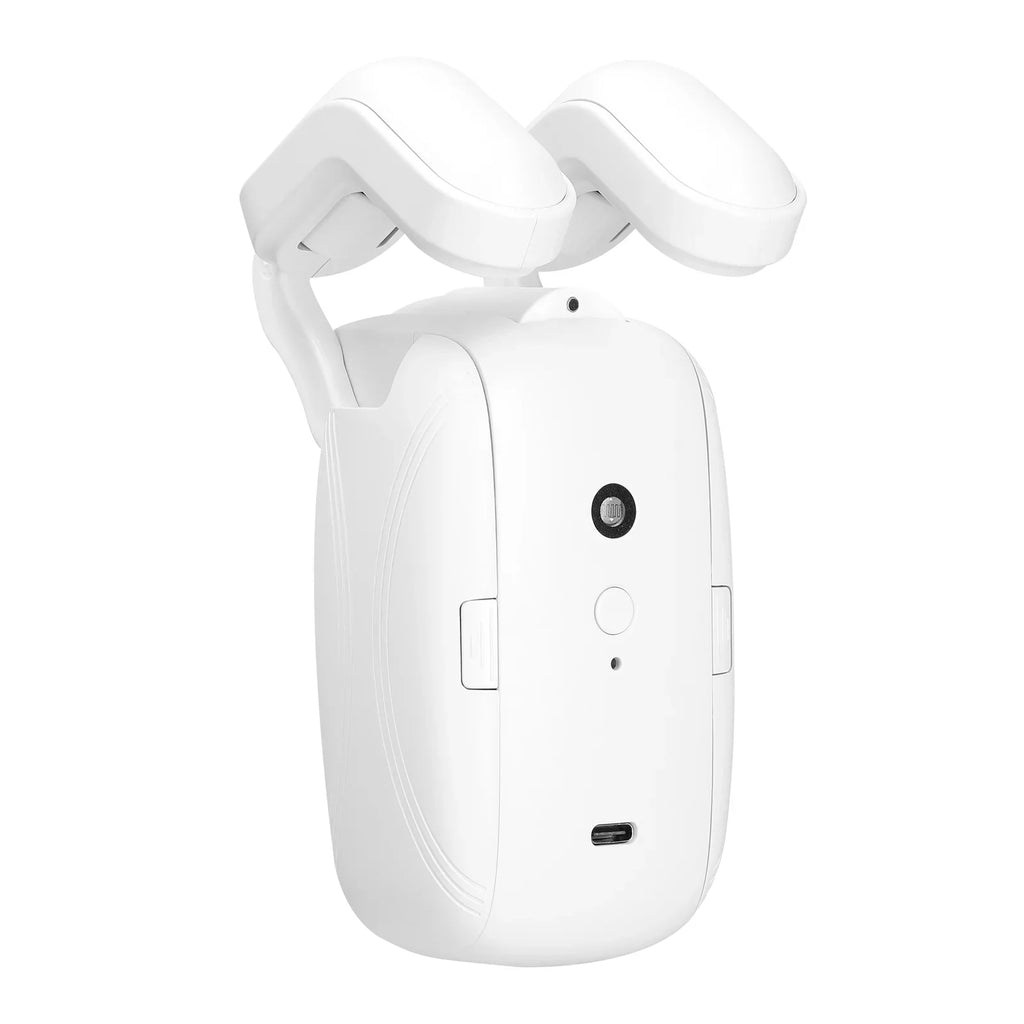 Walmeck WiFi Intelligent Curtain Motor Electric Curtain Robot Automatic Opener No Wiring with Gateways Support APP Remote Control Timer Setup & Sensing matching with Home for Roman Rod