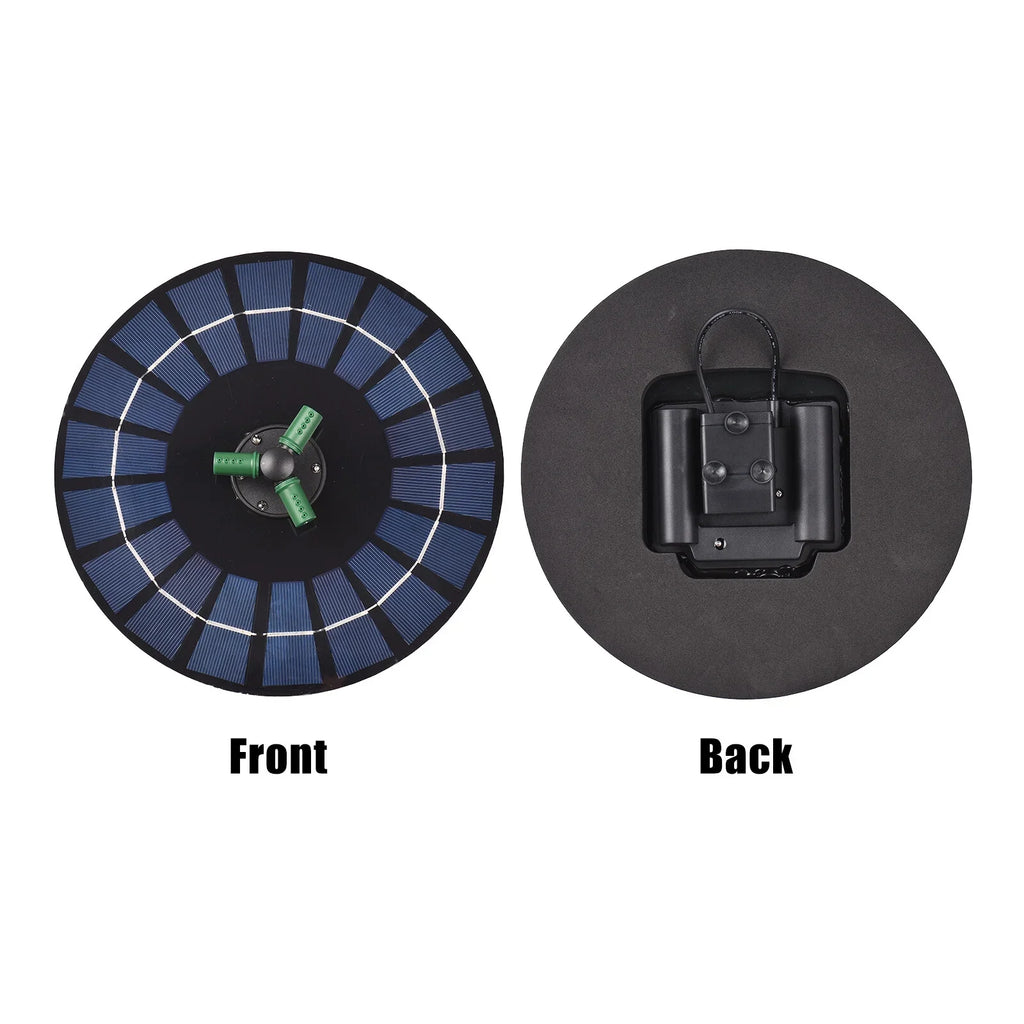 fountain,Led Solar aqua Pump With Battery Auto-shut Off With Battery Auto-shut Off 9 Inch 9 Inch Bath Nozzle Led Solar 6w Auto-shut Off 9 With Rotatable Nozzle Solar liquid Pump Yaliya Qisuo