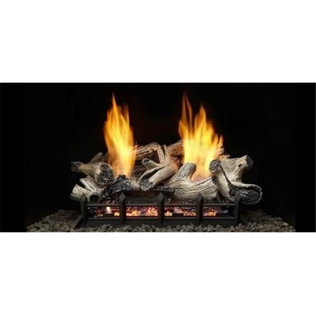 Burner - 6 Piece. Beachcomber Burncrete Refractory Log Set for Natural Blaze VF 24 in. Monessen BC30-R 30 in