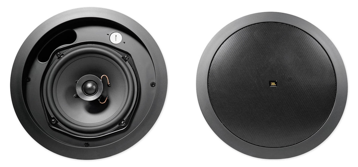 JBL Black 6.5" Front of House+(4) 4" Background Speakers+Amp Restaurant/Bar/Cafe