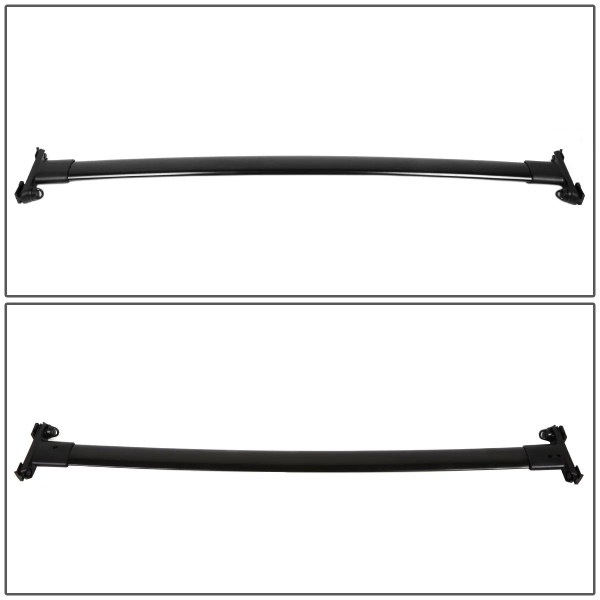 DNA Motoring RR-FEX11 For 2011 to 2015  Explorer Pair Aluminum OE Style Roof Rack Top Crossbars (Black Coated)