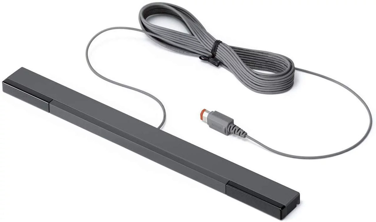 MOGOI(TM) Silver Wired Infrared Sensor Bar for Nintendo Wii With MOGOI Accessory Wire Winder (Used)