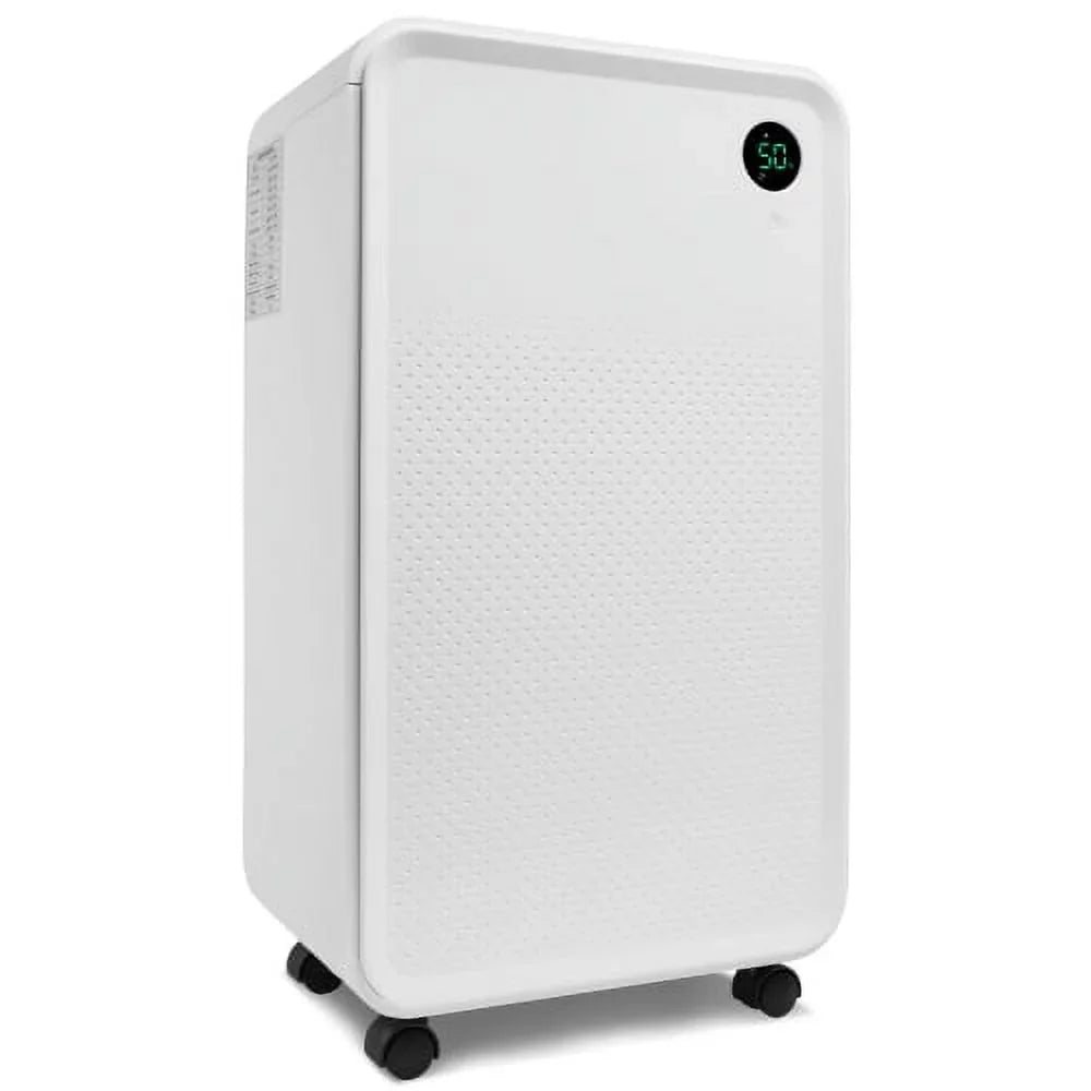 Dehumidifier with 2L aqua Tank, Auto or Manual Drain, 30 Pint Dehumidifier for Medium to Large Rooms and Basements. Ft. Churanty 3,000 Sq