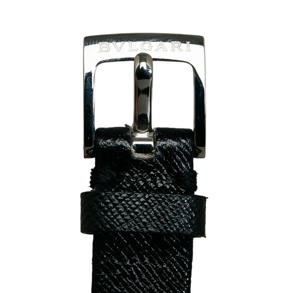 Pre-Owned Bvlgari B Zero One Shell Diamond Watch BZ23S Quartz Navy Dial Stainless Steel Ladies BVLGARI (Good)