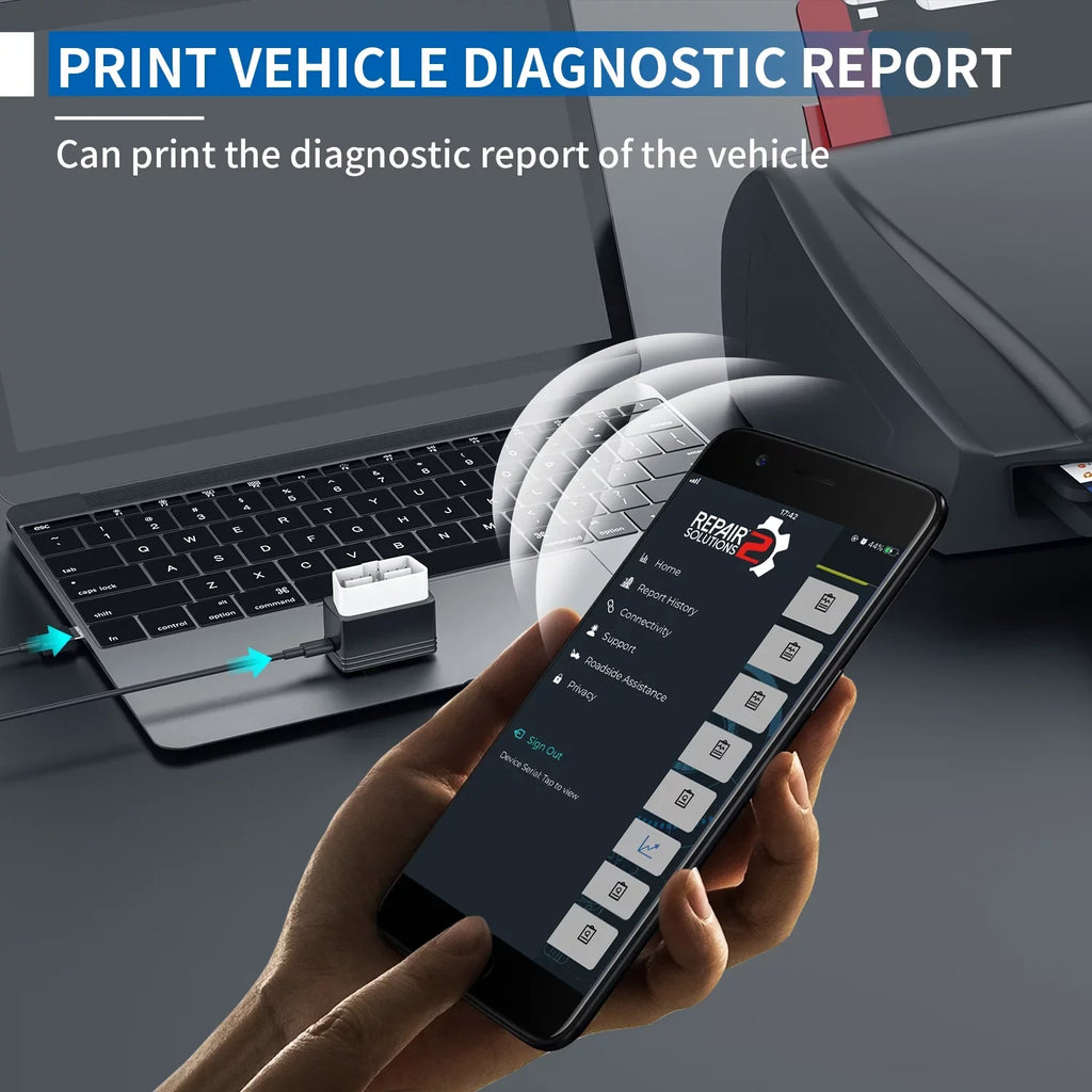 Innova 6000P Wireless Bluetooth Code Reader Car ABS SRS Engine Diagnostic Scan Tool Auto Adapter OBD2 Scanner Scan Full System Code Scanner for Chevrolet GMC Buick  Chrysler Lincoln Dodge