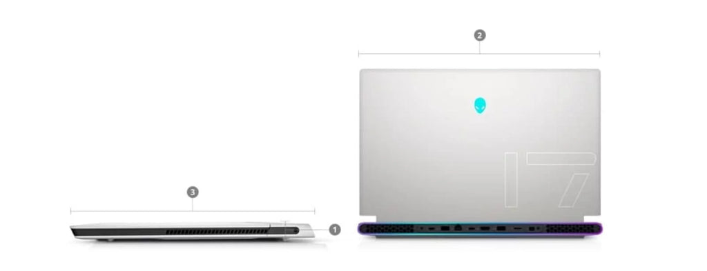 Restored  Alienware X17 R1 Gaming Laptop (2021) 17.3" FHD Core i7 - 1TB SSD - 64GB RAM - RTX 3080 8 Cores @ 4.6 GHz - 11th Gen CPU - 10GB GDDR6X (Refurbished)