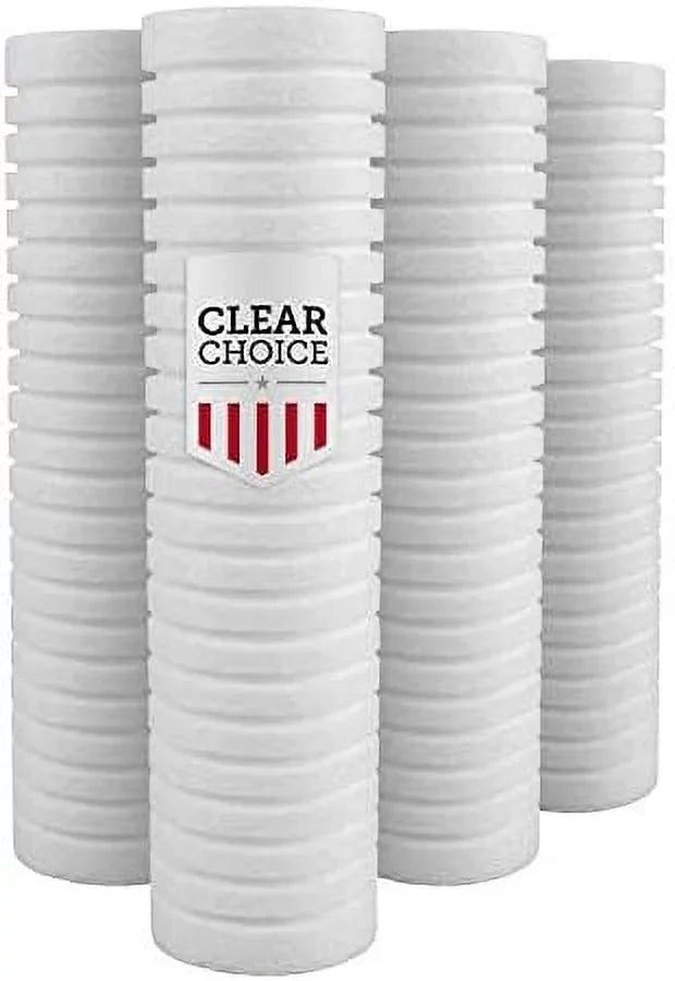 Sediment aqua Filter 5 Micron 10 X 2.50" aqua Filter Cartridge Replacement 10 Inch RO System DEV9109-08, AP110, 4-Pk