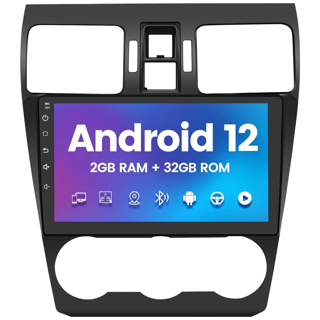 Android 12 System For Subaru Forester WRX Impreza 2013 2014 2015 Wireless  Carplay Android Auto 2G RAM 32GROM