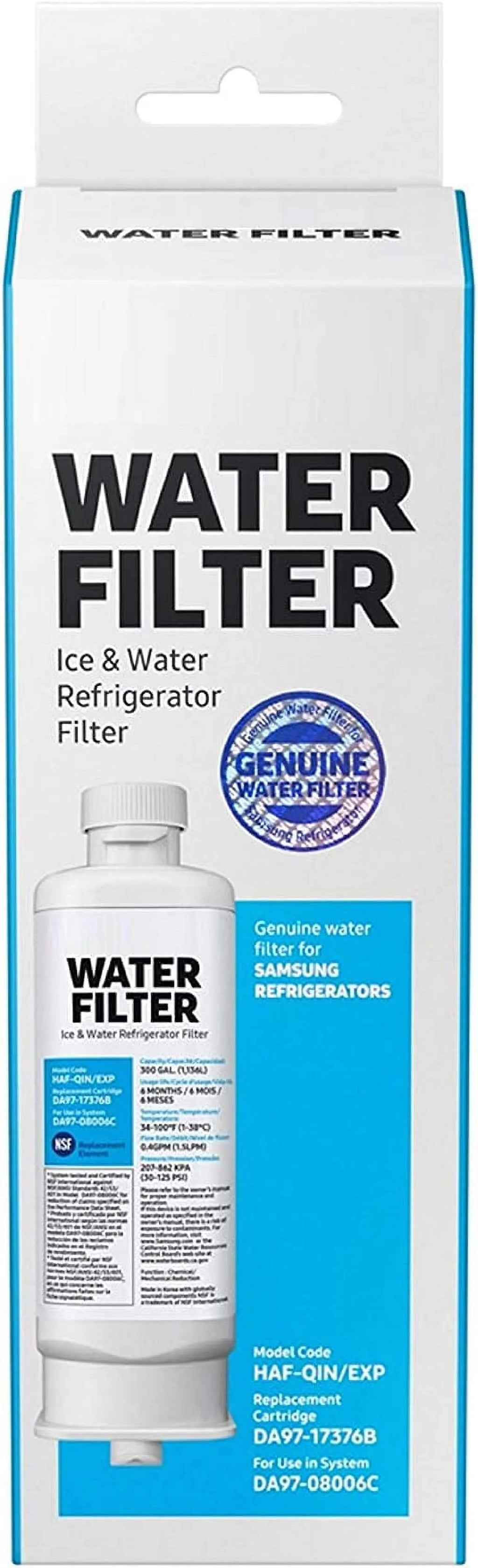 Samsumg DA97-17376B DA9717376B Refrigerator liquid Filter Replacement for HAF-QIN/EXP, HAF-QIN RF23M8070SG,3-Pack (Packaging May Vary)