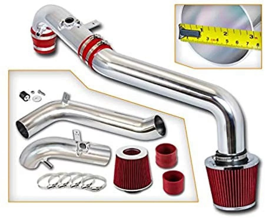 Rtunes Racing Cold Air Intake Kit + Filter Combo RED appropriate For 08-12 Scion xB