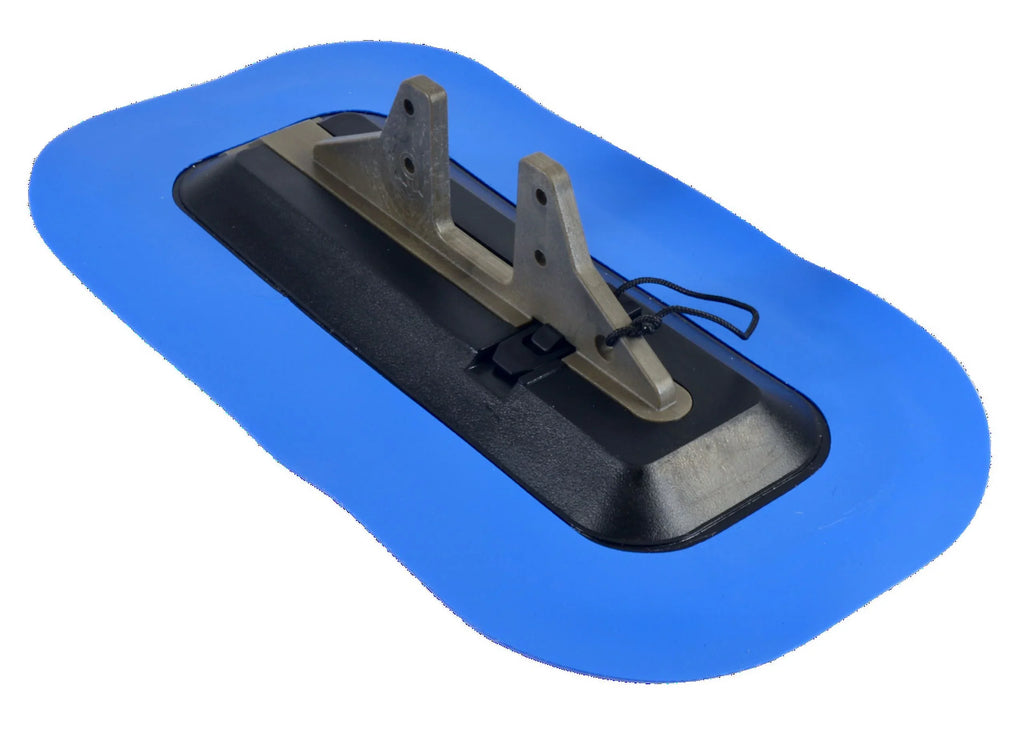 Bixpy DIY Fin Adapter for Inflatables - Quick Connect, Glued On, Mounting Adapter for Bixpy K-1 or J-2 Electric Marine Trolling Motor, Motorize Inflatable Watercraft, Paddle Boards