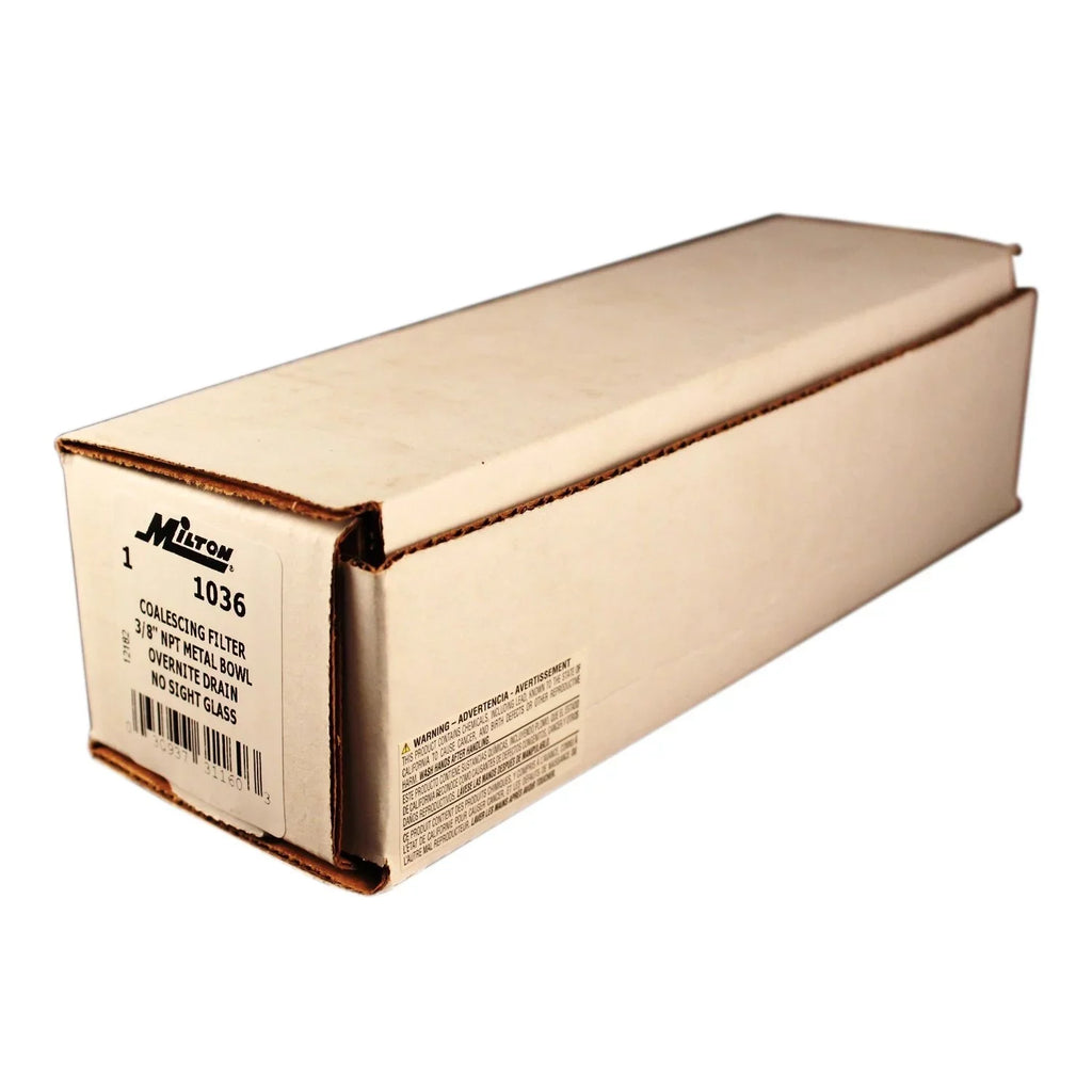 NPT Metal FRL Coalescing Filter. Milton 1036 0.37 in