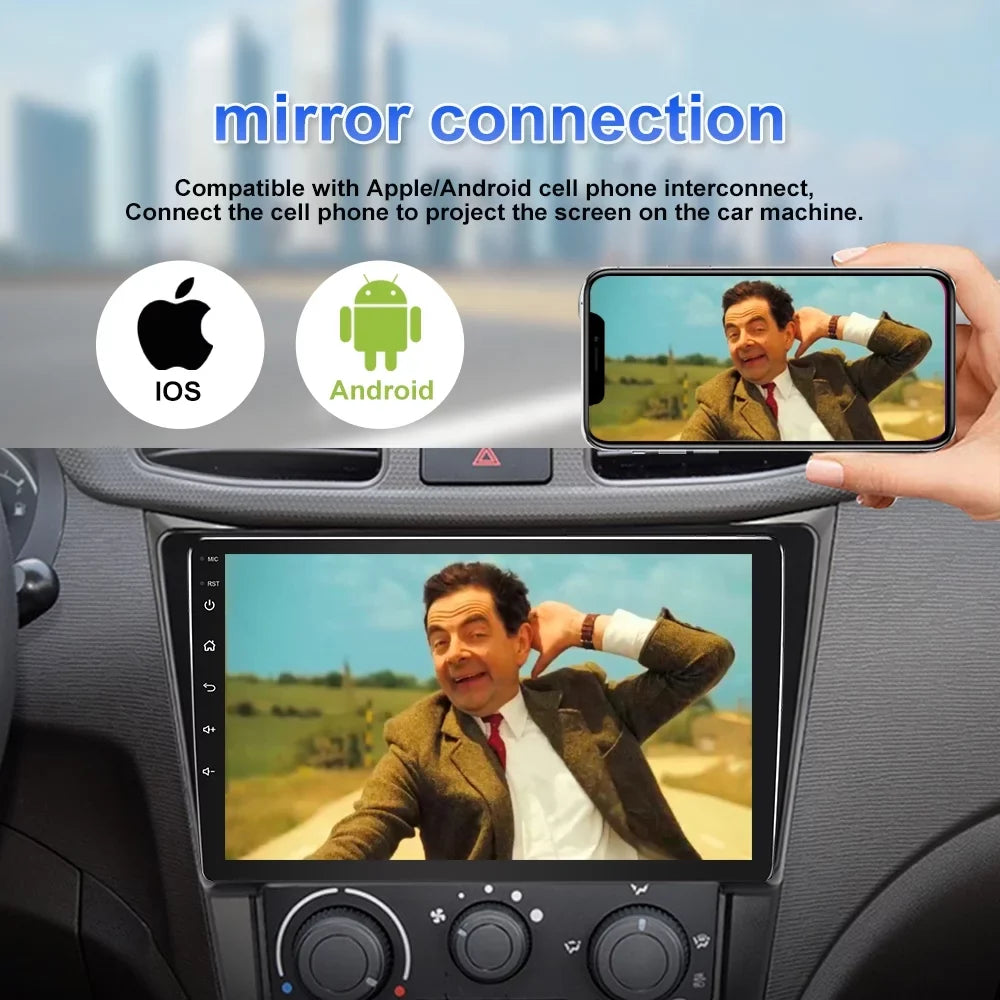 JMANCE Android 10 Car Stereo for  Sienna 2011-2014 9" Touch Screen Radio Support Wireless  CarPlay Andriod Auto