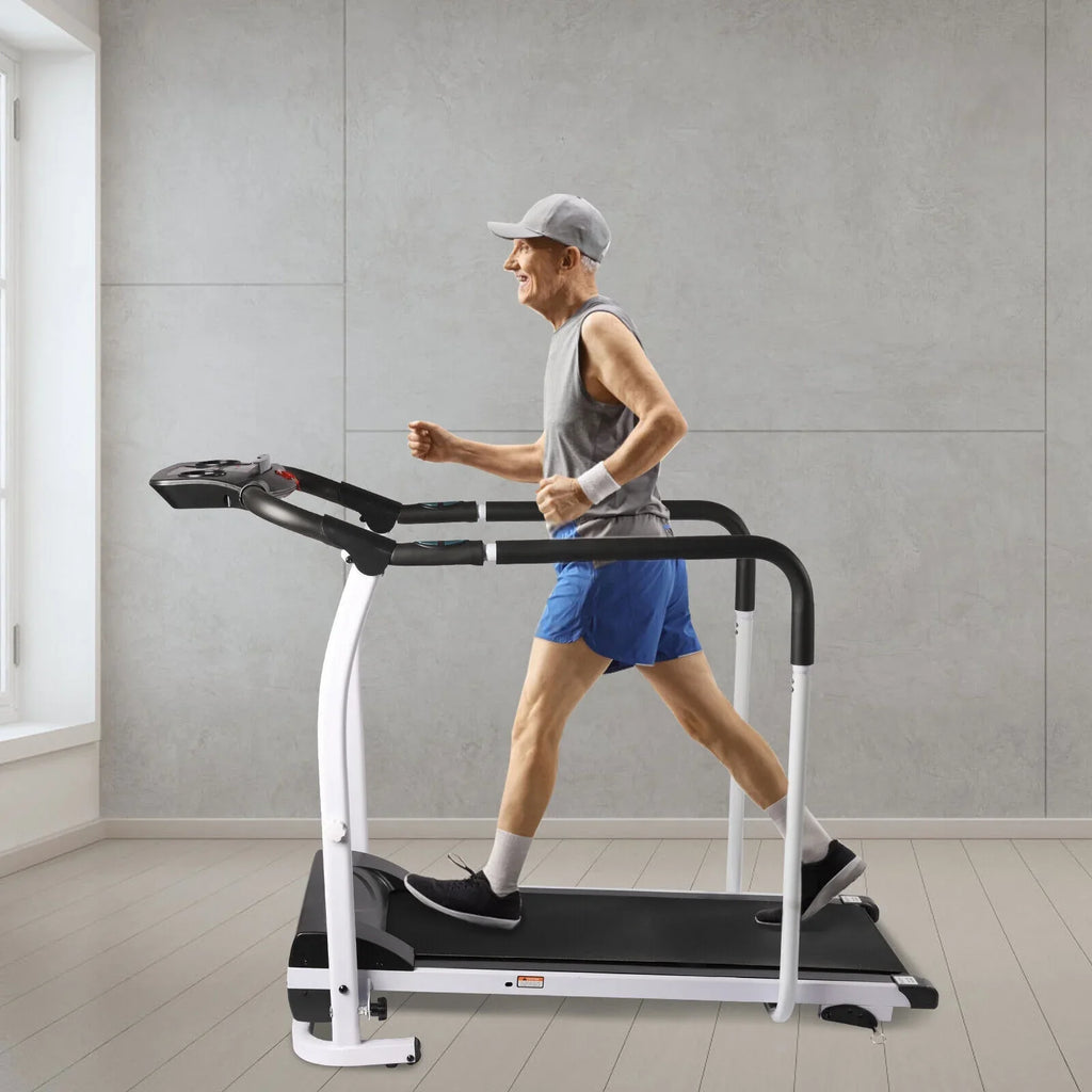 DENEST Treadmill for Elderly Indoor Exercise Electric Walking Machine， Recovery Fitness Walking Treadmill