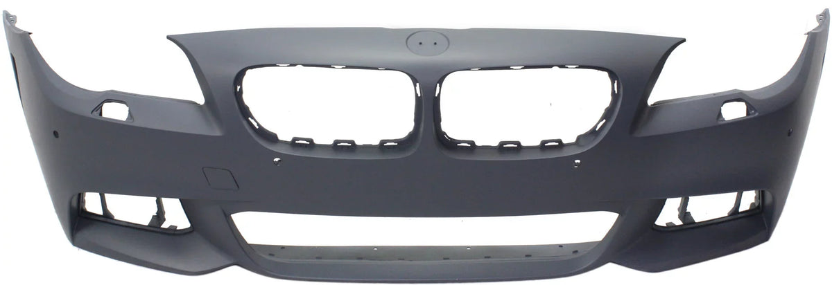 Front BUMPER wrap appropriate For  5-SERIES 2014-2016 Primed with M Pkg with PDC Sensor Holes and Side View Cam Sedan/Hybrid