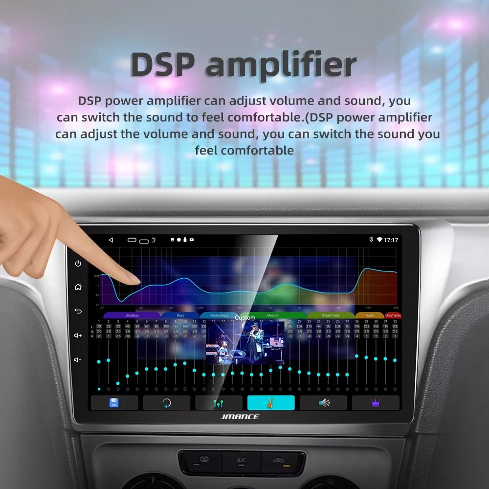 JMANCE Android 10 Car Stereo for  Sienna 2011-2014 9" Touch Screen Radio Support Wireless  CarPlay Andriod Auto