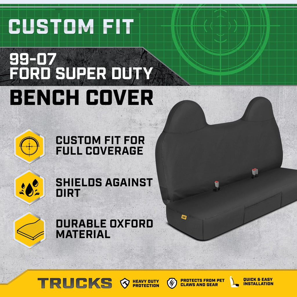 Caterpillar Custom Fit Front Bench Seat shield for  F250/F350/F450/F550 (1999-2007)