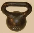 Wide Handle Kettlebell. 35 lb
