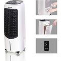 Indoor Evaporative Air Cooler (Swamp Cooler) with Remote Control - White