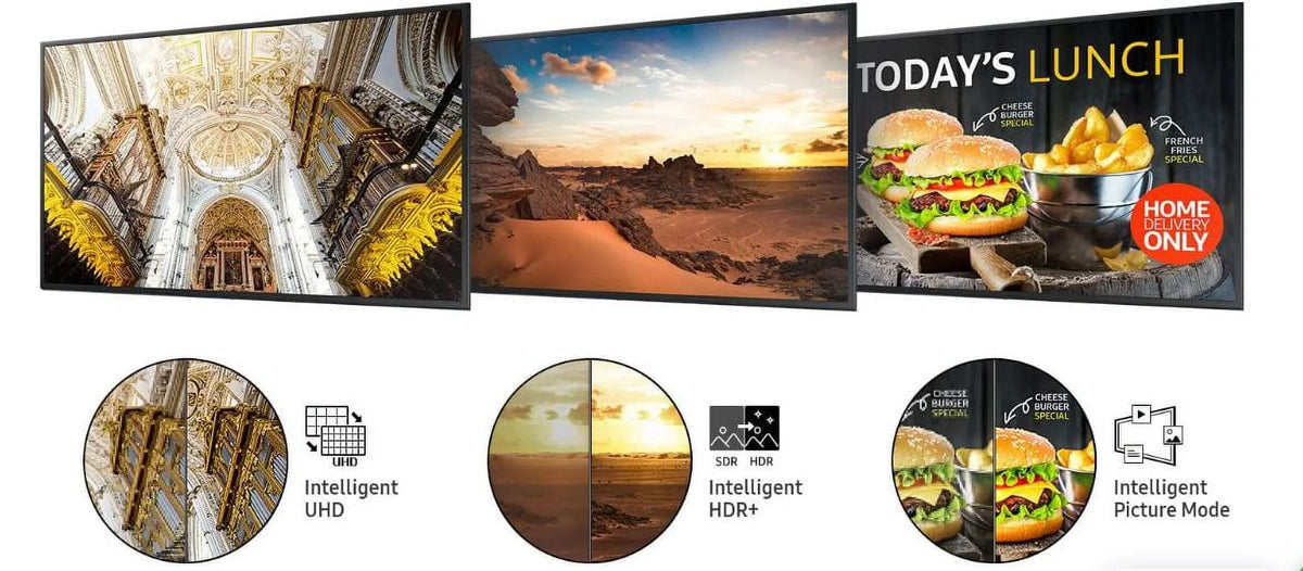 QM43C 43-inch Commercial 4k Uhd Display 500 Nit