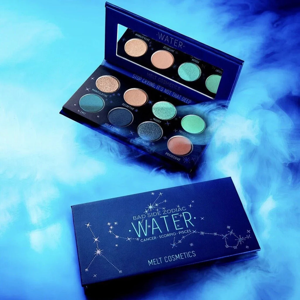 Melt Cosmetics Mini Bad Side Zodiac Eyeshadow Palette aqua Cancer Scorpio Pisces
