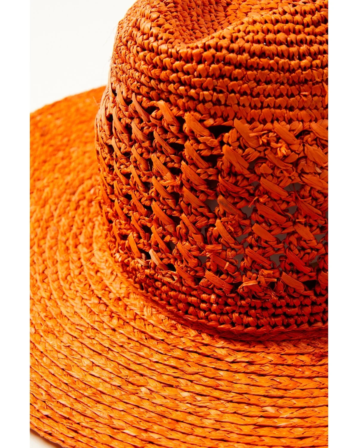 Shyanne Women's Vented Straw Fedora Rust Copper One Size