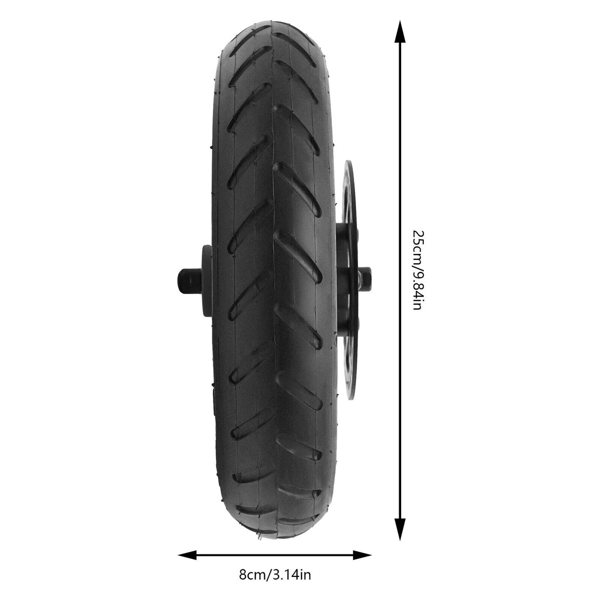 Electric Scooter Solid Tire 10X2.125 Rear Wheel Tyre For M365  10 Inch