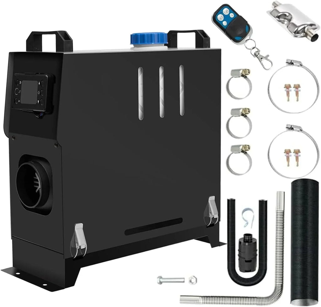 JSTUOKE 5-8KW Diesel Air Heater All in One Control and LCD Display, Fast Heating, for RV Truck, ship, Bus, Car Trailer, Motorhomes, Caravans