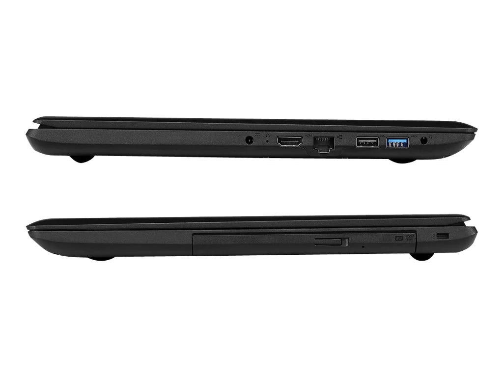 IdeaPad 110-15IBR 80T7 -  Celeron - N3060 / up to 2.48 GHz - Win 10 Home 64-bit - HD Graphics 400 - 4 GB RAM - 500 GB HDD - DVD-Writer - 15.6" 1366 x 768 (HD) - Wi-Fi 5 - black - kbd: US