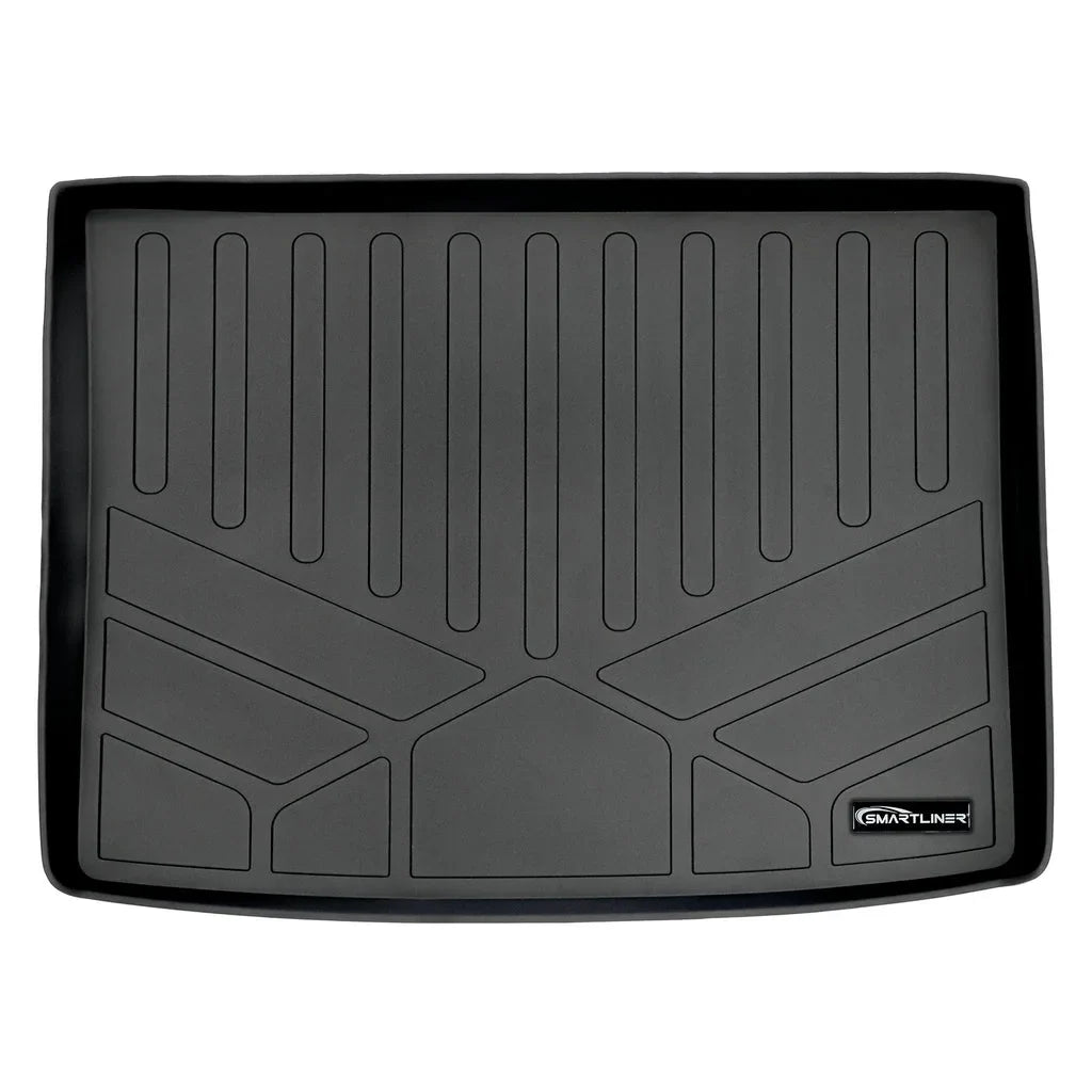 SMARTLINER All atmospheric conditions Custom Fit Cargo Trunk Liner Floor Mat Black suitable With 2015-2021 Jeep Renegade