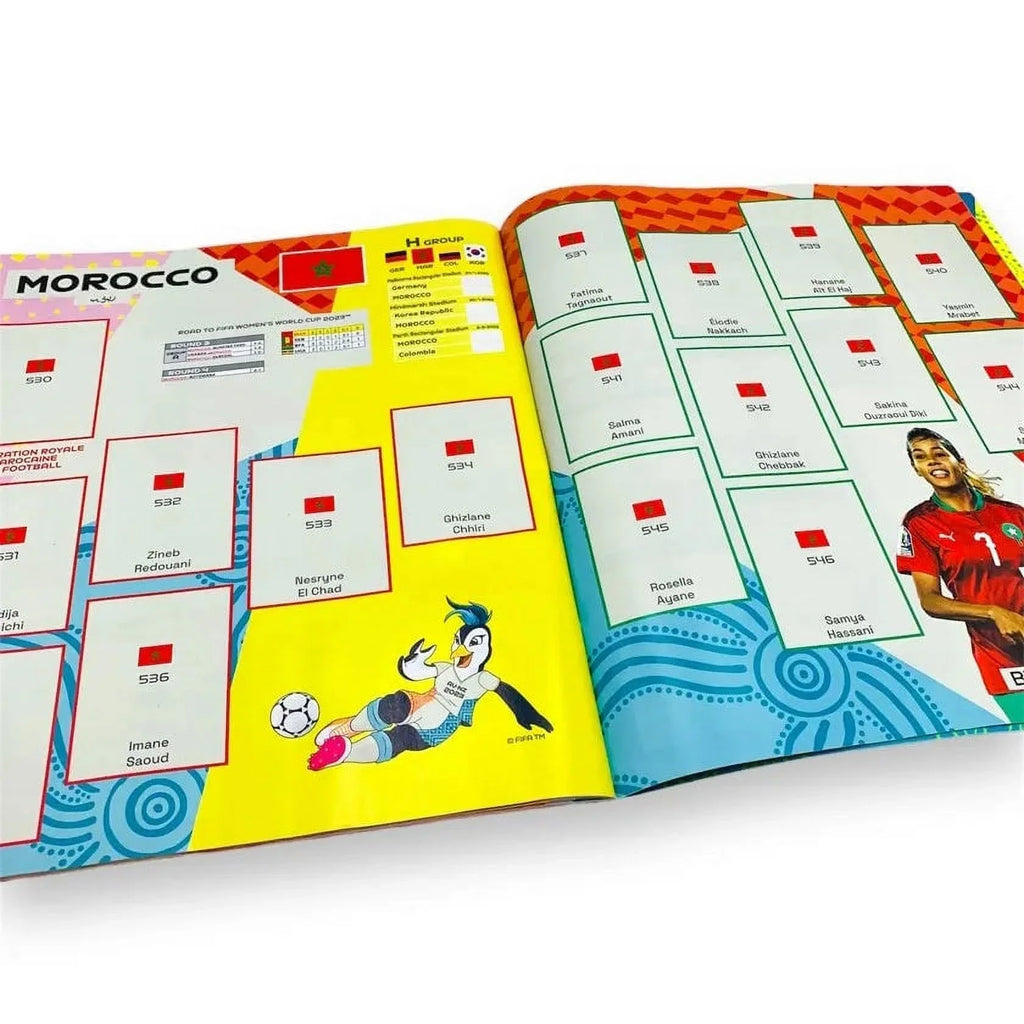 2023 Panini Women's FIFA World Cup Stickers - Bundle 1 (50 Packs & Mega Starter Pack) (Album + 301 Stickers)