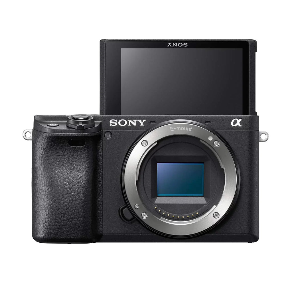Restored  Alpha a6400 Mirrorless Camera: Compact APS-C Interchangeable Lens Digital Camera with Real-Time Eye Auto Focus, 4K Video & Flip Up Touchscreen - ILCE-6400/B Body (Refurbished)