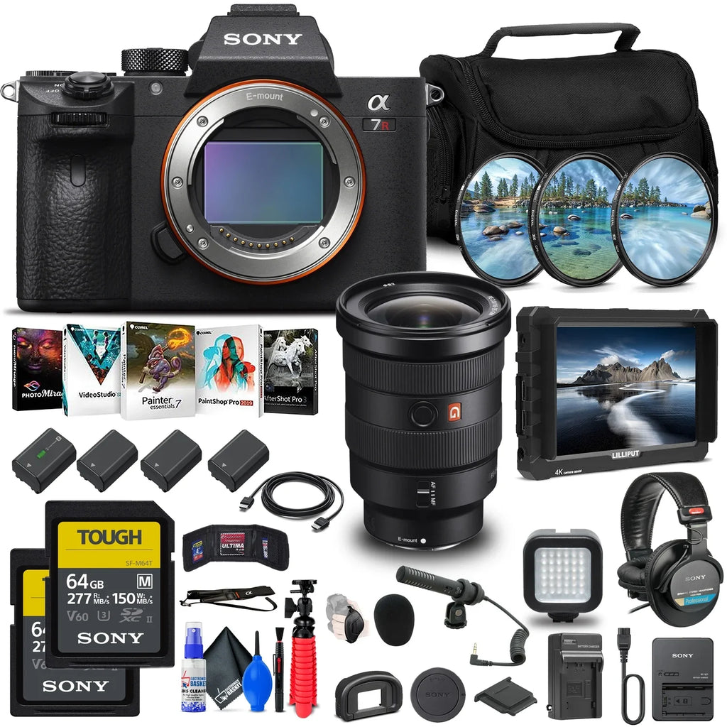 Alpha a7R IVA Mirrorless Digital Camera - Pro Bundle Plus Lens