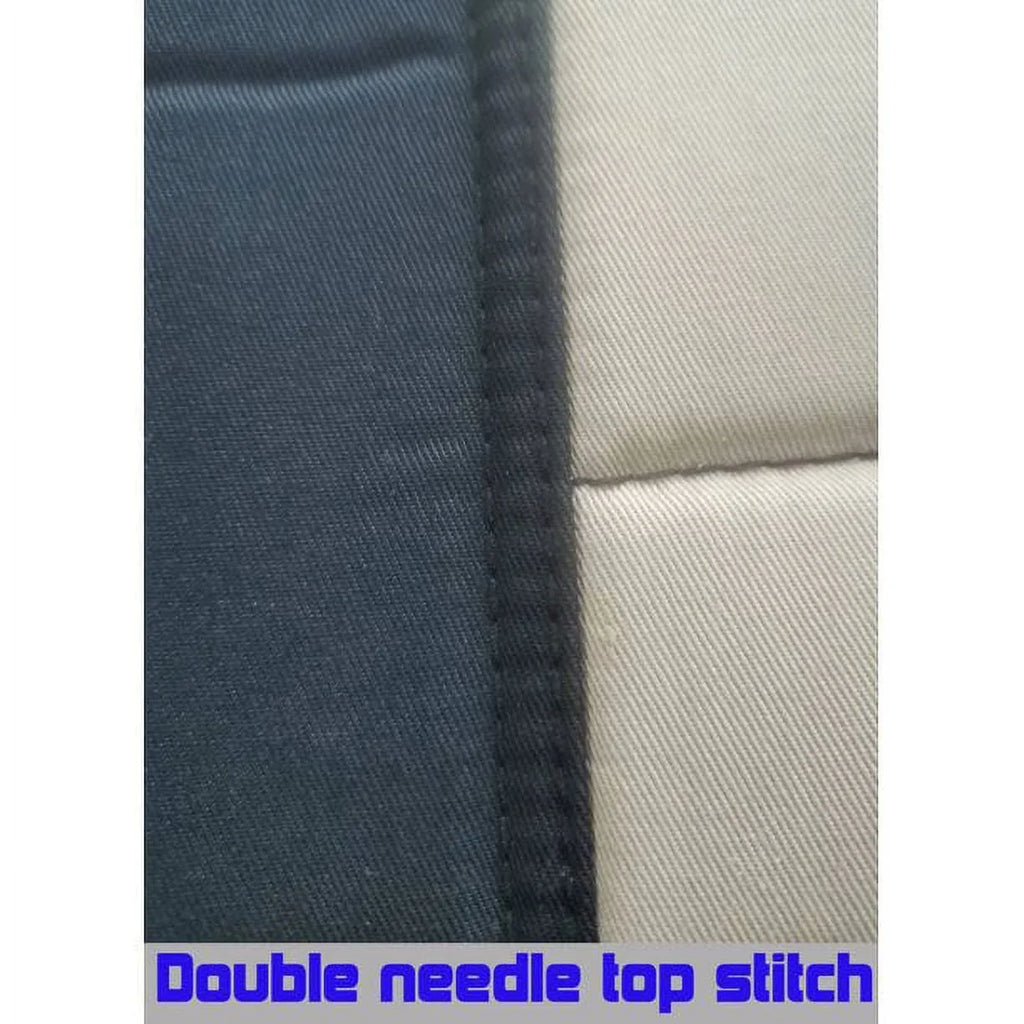 T402-Designcovers appropriate with 2003-2006 Jeep wrangler LJ 2door Seat Covers:Black and Teal- Full Set Front&Rear
