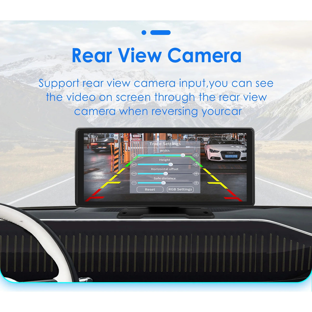 Android Auto Wireless  Carplay 360° Adjustable 10.26 Inch Touchscreen Car Radio Stereo Head Unit Bluetooth GPS Navigation Player With Backup Camera
